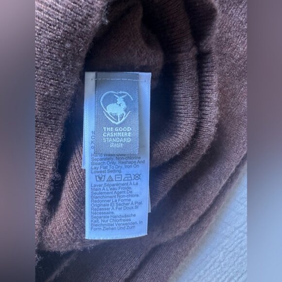 J.Crew Cashmere classic fit crewneck sweater size S color  HTHR HAZELNUT - Picture 8 of 10